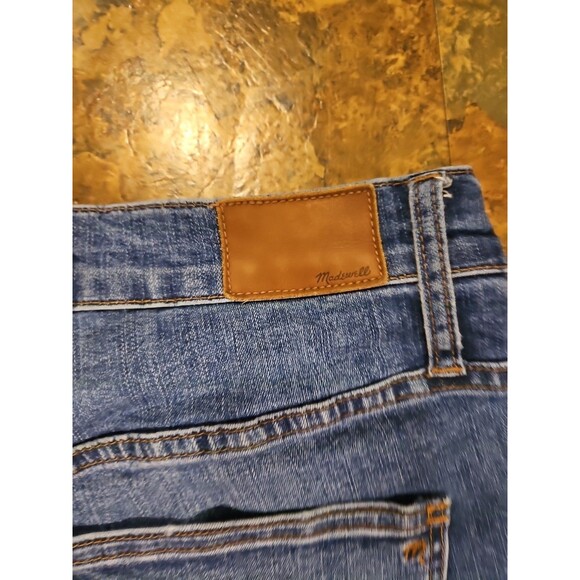 Madewell Button Fly high rise skinny jeans size 32 womens stretch raw hem(A1088) - Picture 10 of 10